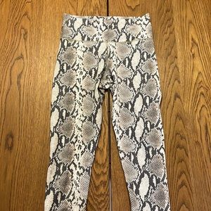 TNA snake print leggings